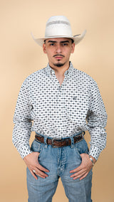 Cuero Line Long Sleeve Franks Button Up