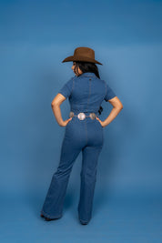 Odessa Original Denim Flare Jumpsuit
