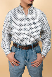 Cuero Line Long Sleeve Franks Button Up