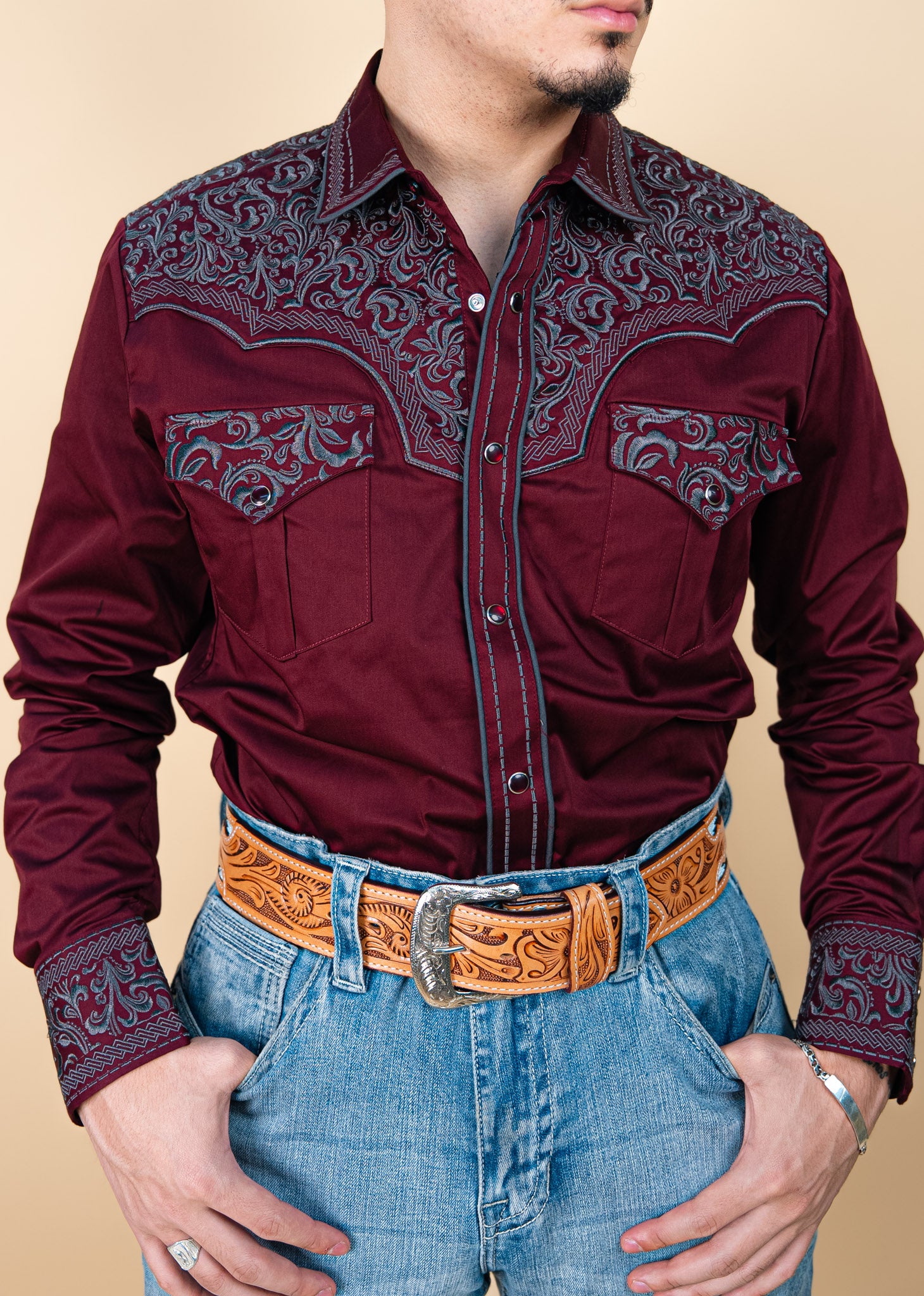 montero dress shirts Montero Long Sleeve Charro 2.0 Pearl Snap