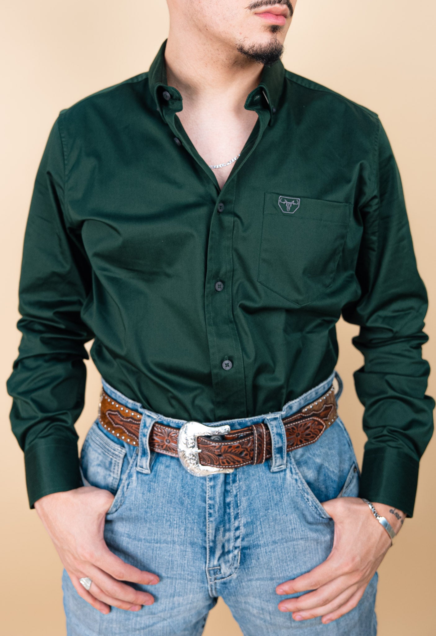 Platini Long Sleeve Rolex Button Up