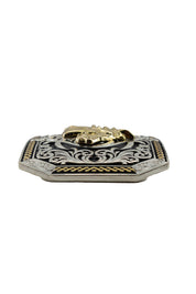 Sacred Arabesque Noble Stallion Head Belt Buckle