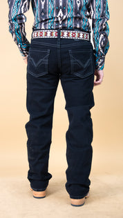 Rock & Roll Denim Men's Revolver Black Slim Fit Straight Leg Reflex Jeans