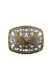 Regal Filigree Golden Eagle Belt Buckle