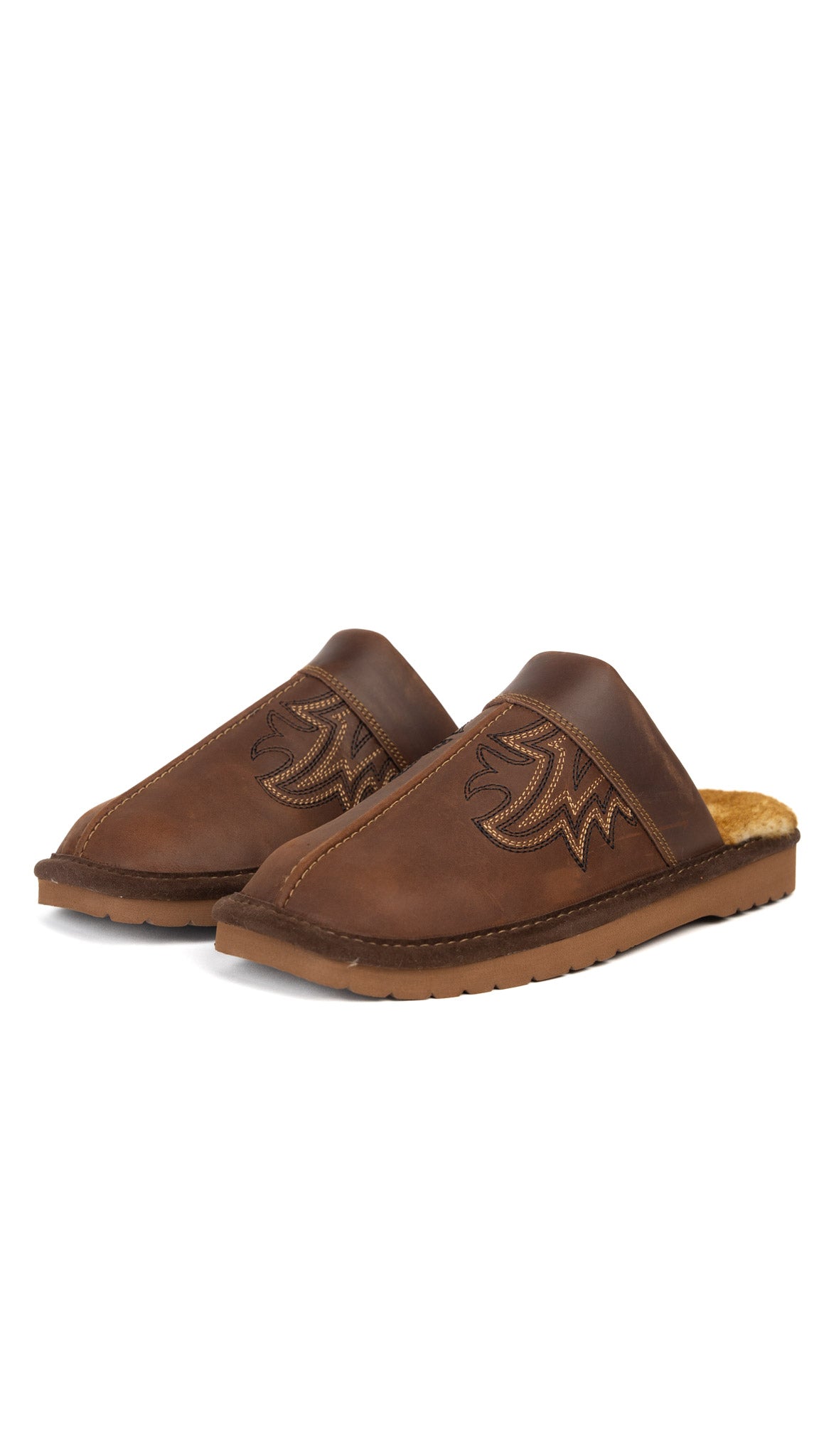 Ariat Chocolate Silversmith Square Toe Slipper
