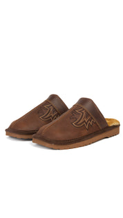 Ariat Chocolate Silversmith Square Toe Slipper