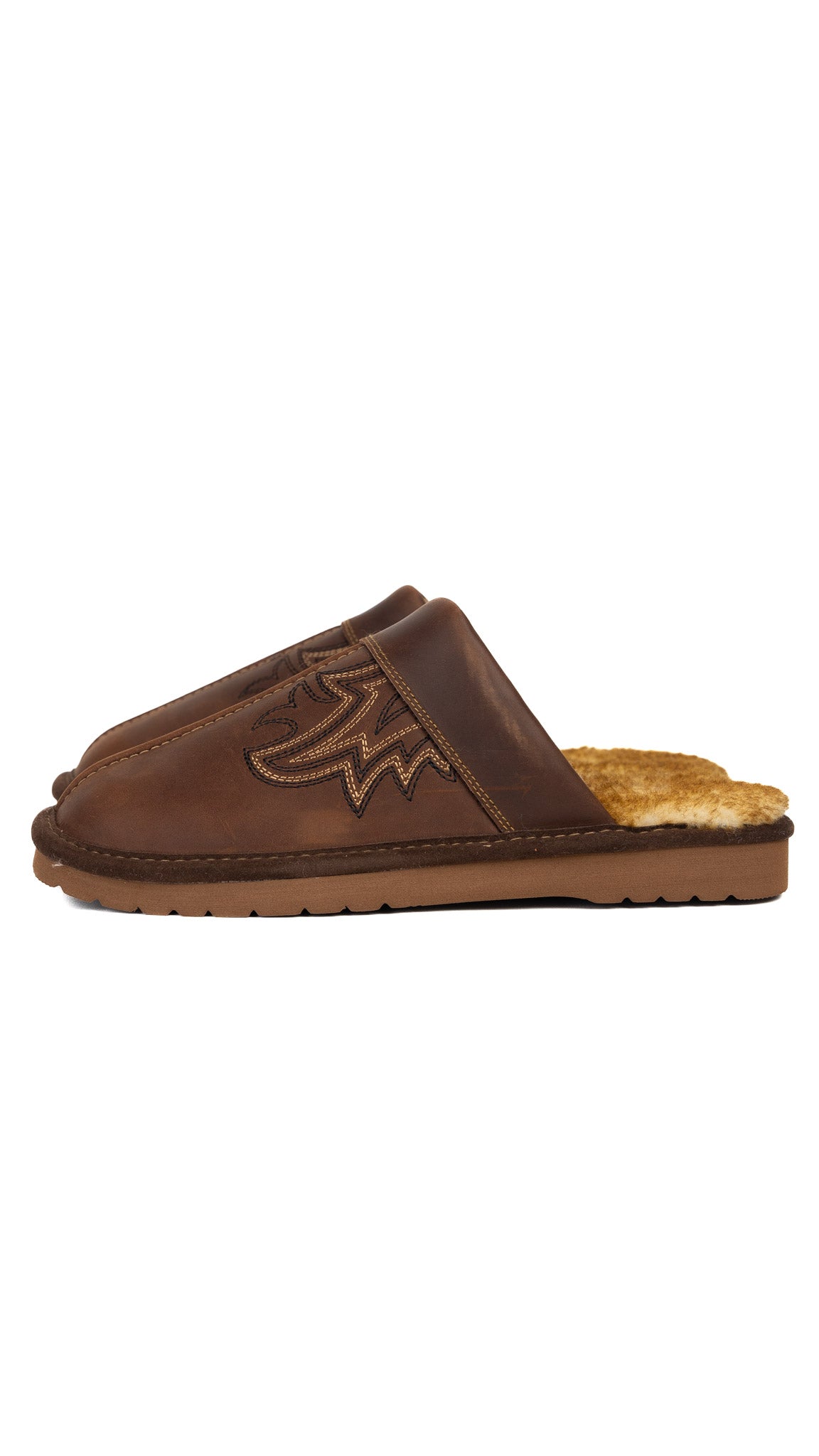 Ariat Chocolate Silversmith Square Toe Slipper