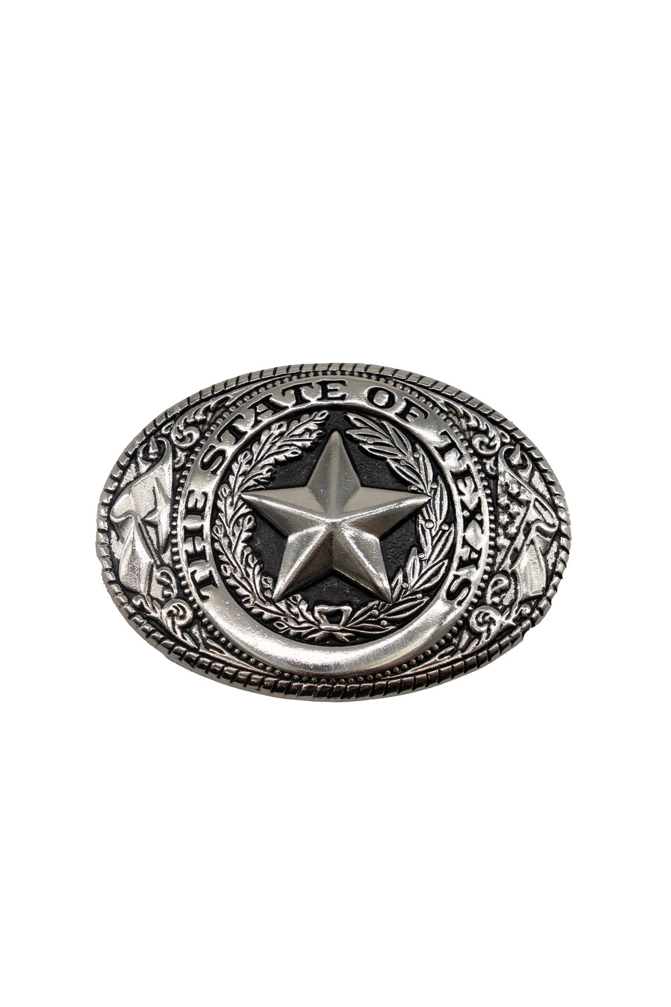 Oval Texas Heritage Belt Buckle