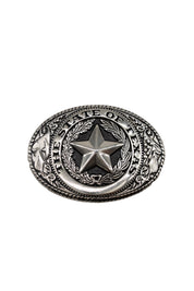 Oval Texas Heritage Belt Buckle
