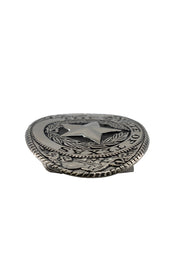 Oval Texas Heritage Belt Buckle