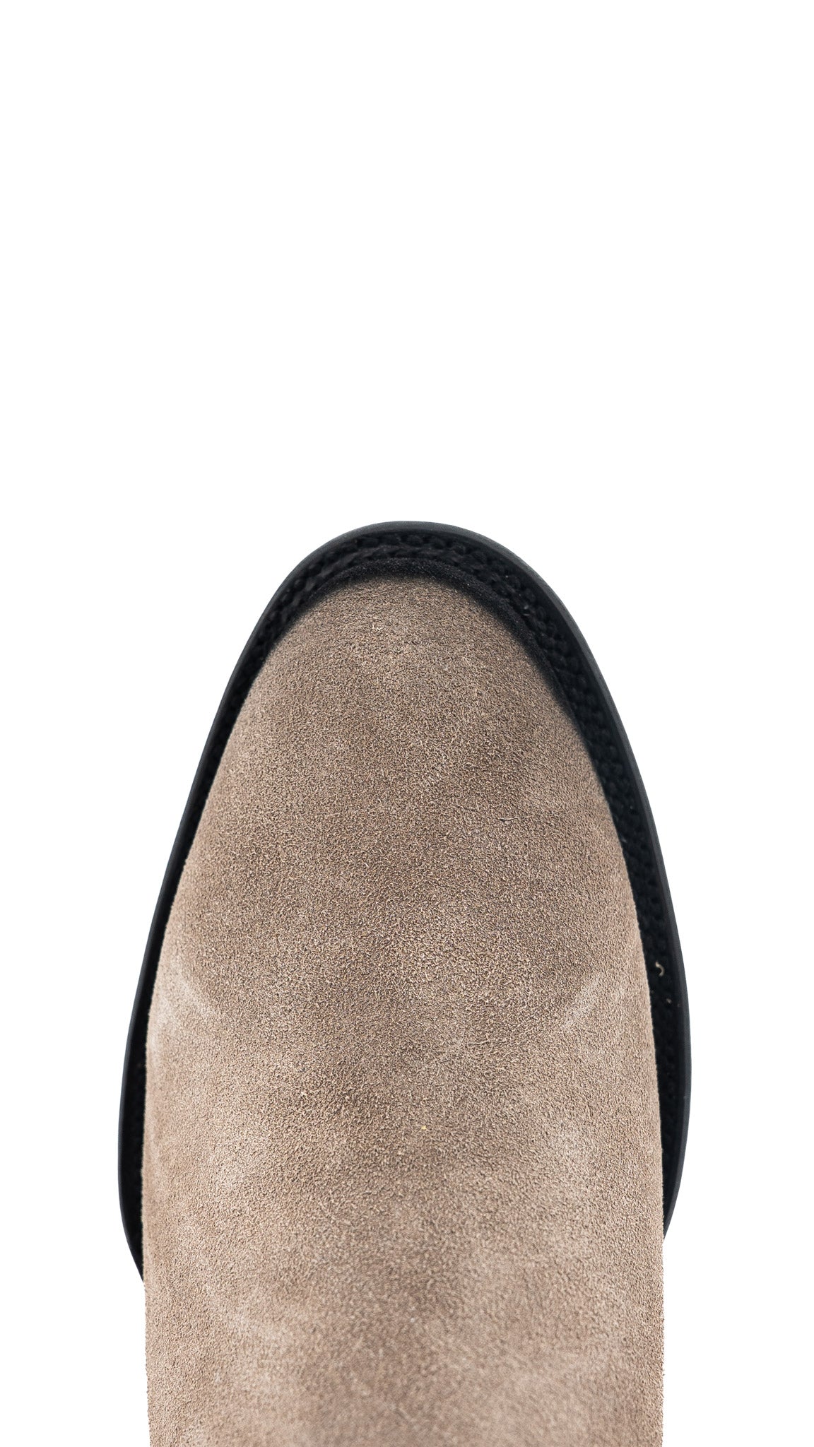 Luke Suede Round Toe Cowboy Boot