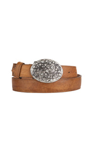 Rhinestone Buckle Cowgirl Belt
