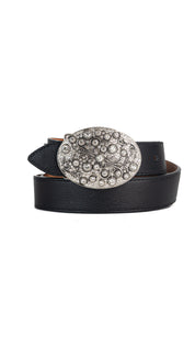 Rhinestone Buckle Cowgirl Belt
