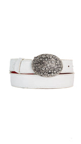 Rhinestone Buckle Cowgirl Belt