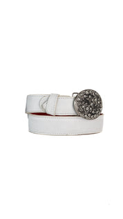Rhinestone Buckle Cowgirl Belt