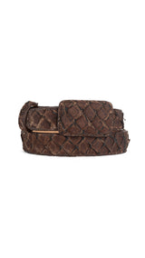 Tommy Exotic Pirarucu Cowboy Belt