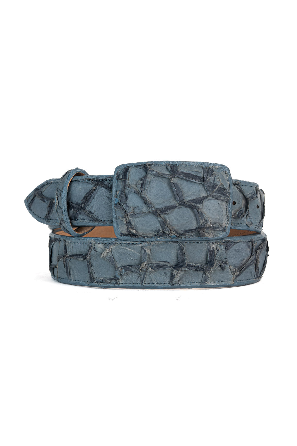 Tommy Exotic Pirarucu Cowboy Belt