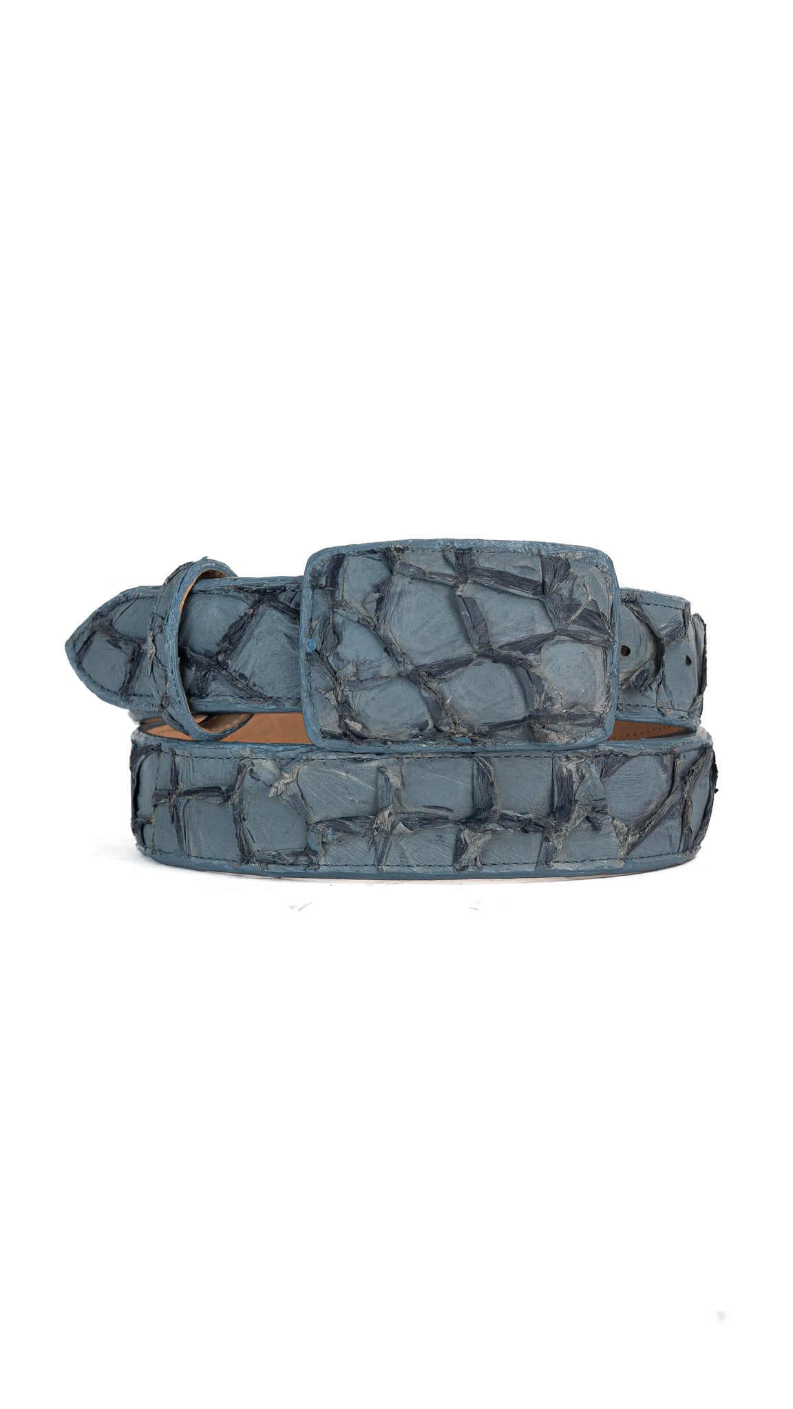 Tommy Exotic Pirarucu Cowboy Belt