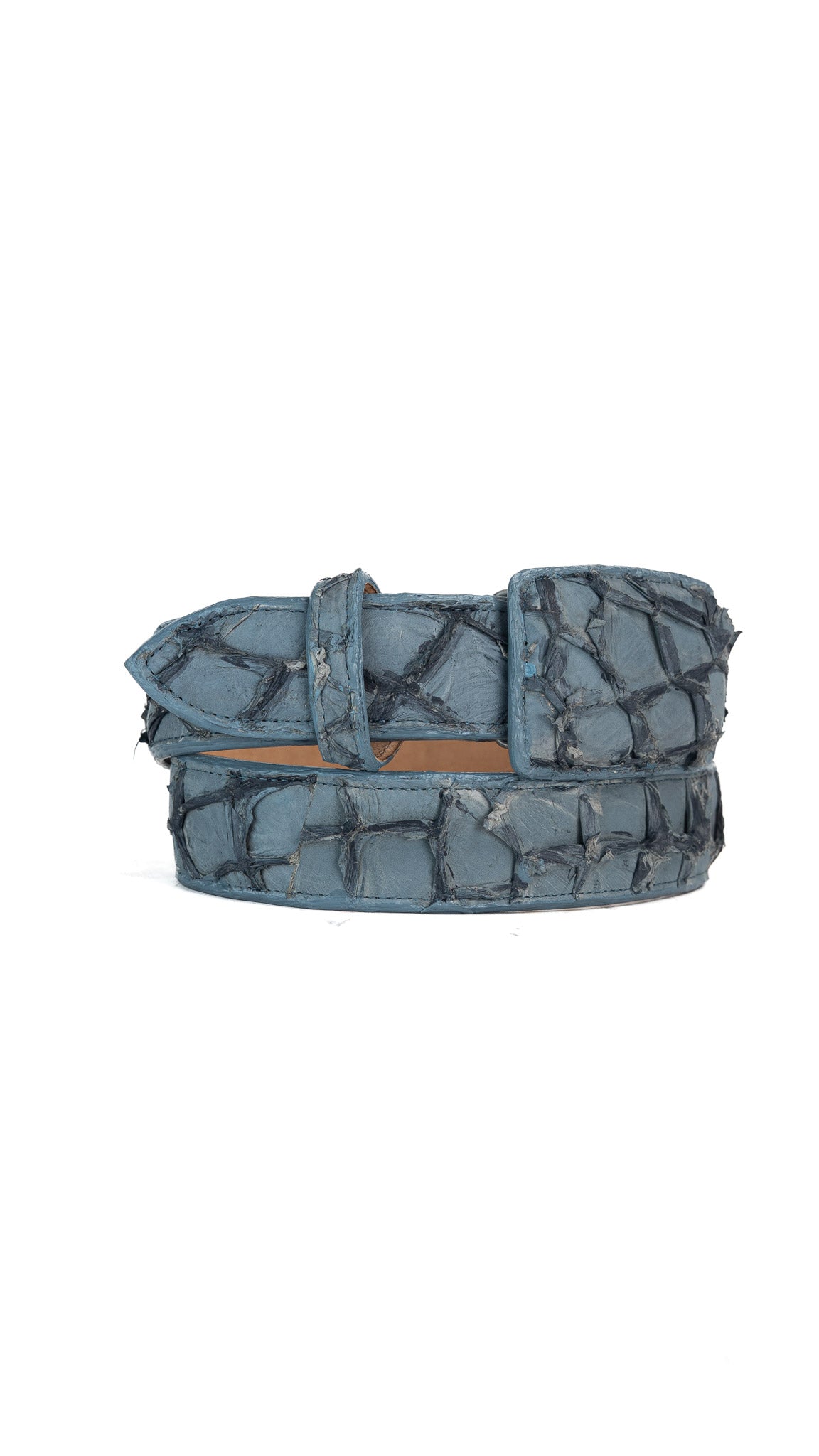 Tommy Exotic Pirarucu Cowboy Belt