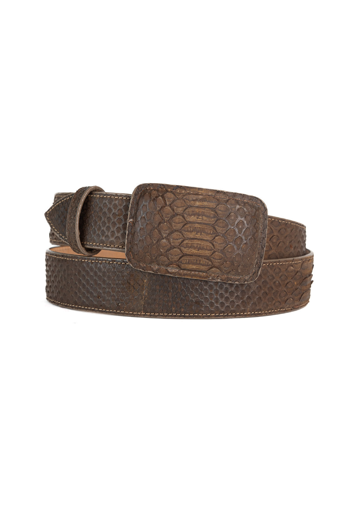 Tommy Exotic Python Cowboy Belt