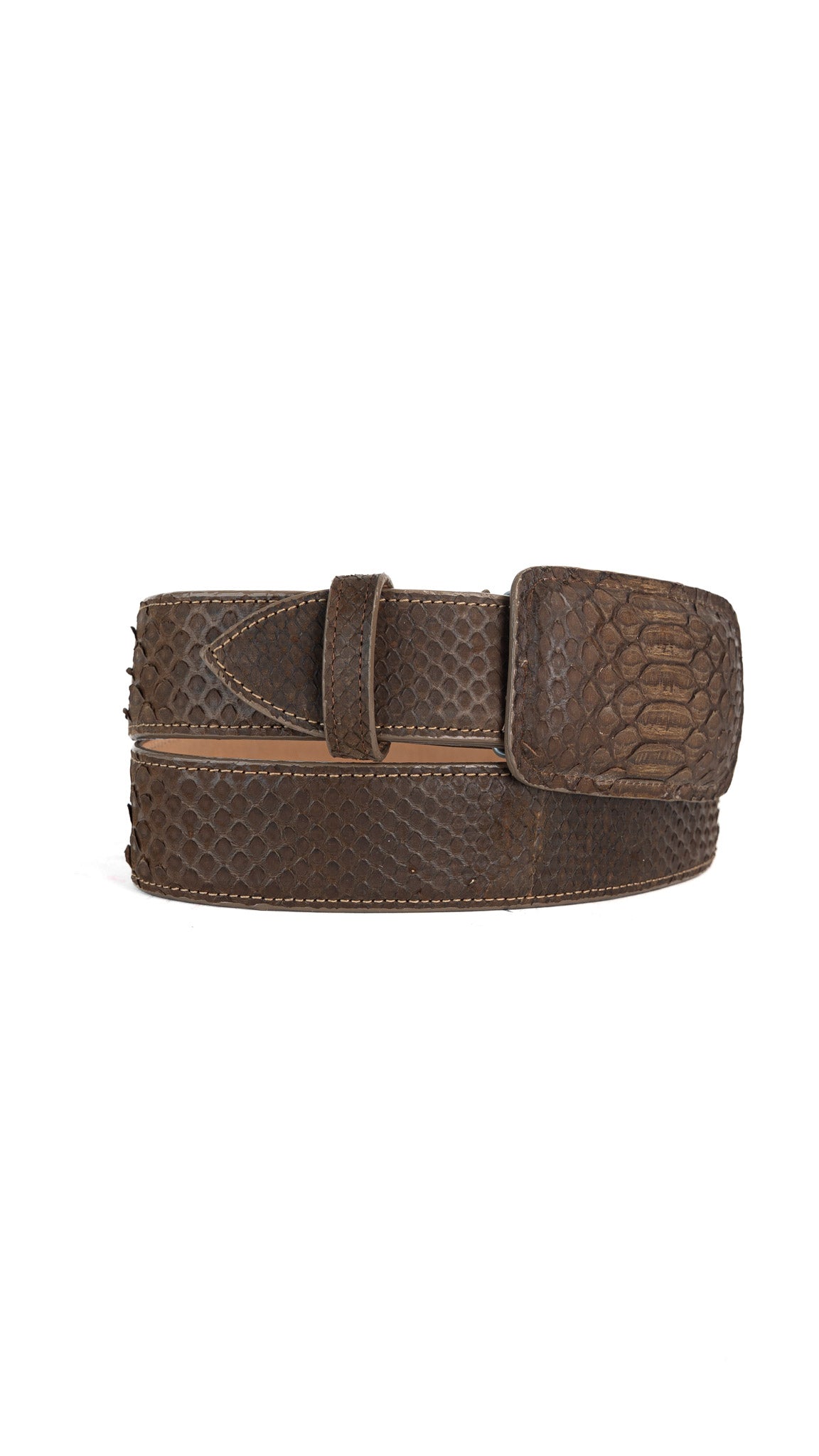Tommy Exotic Python Cowboy Belt