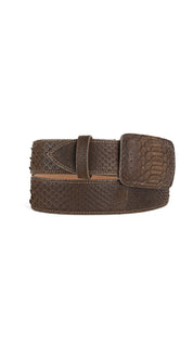 Tommy Exotic Python Cowboy Belt
