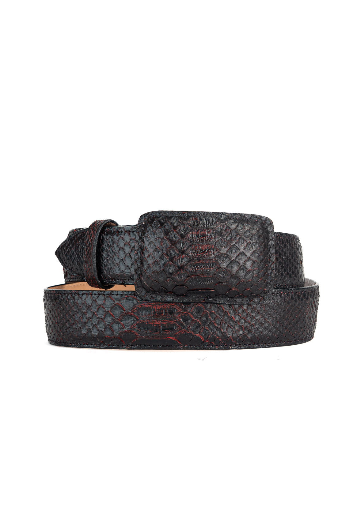 Tommy Exotic Python Cowboy Belt