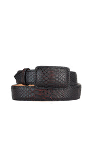 Tommy Exotic Python Cowboy Belt
