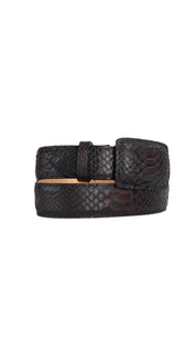 Tommy Exotic Python Cowboy Belt