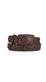 Tommy Exotic Pirarucu Cowboy Belt