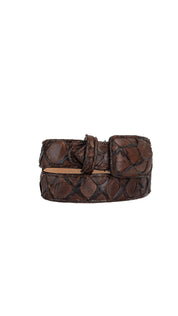 Tommy Exotic Pirarucu Cowboy Belt