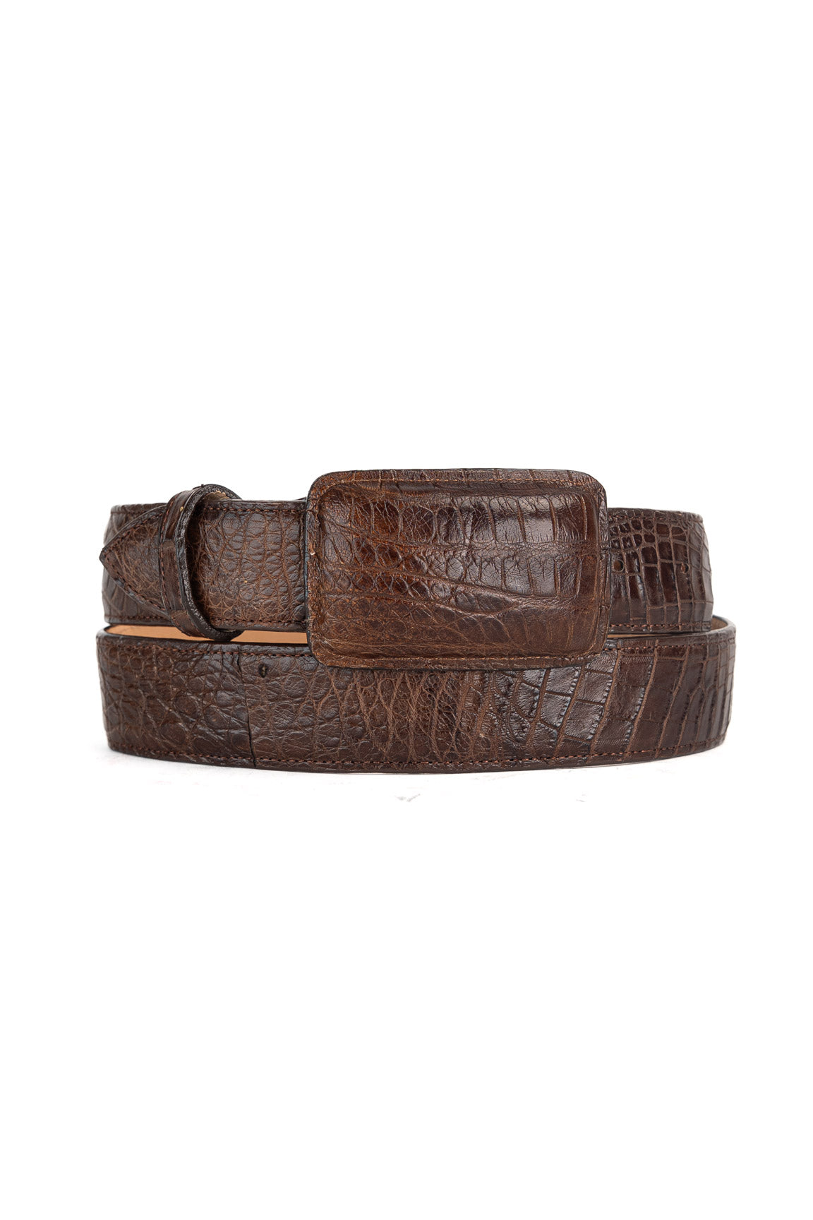 Tommy Exotic Caiman Cowboy Belt