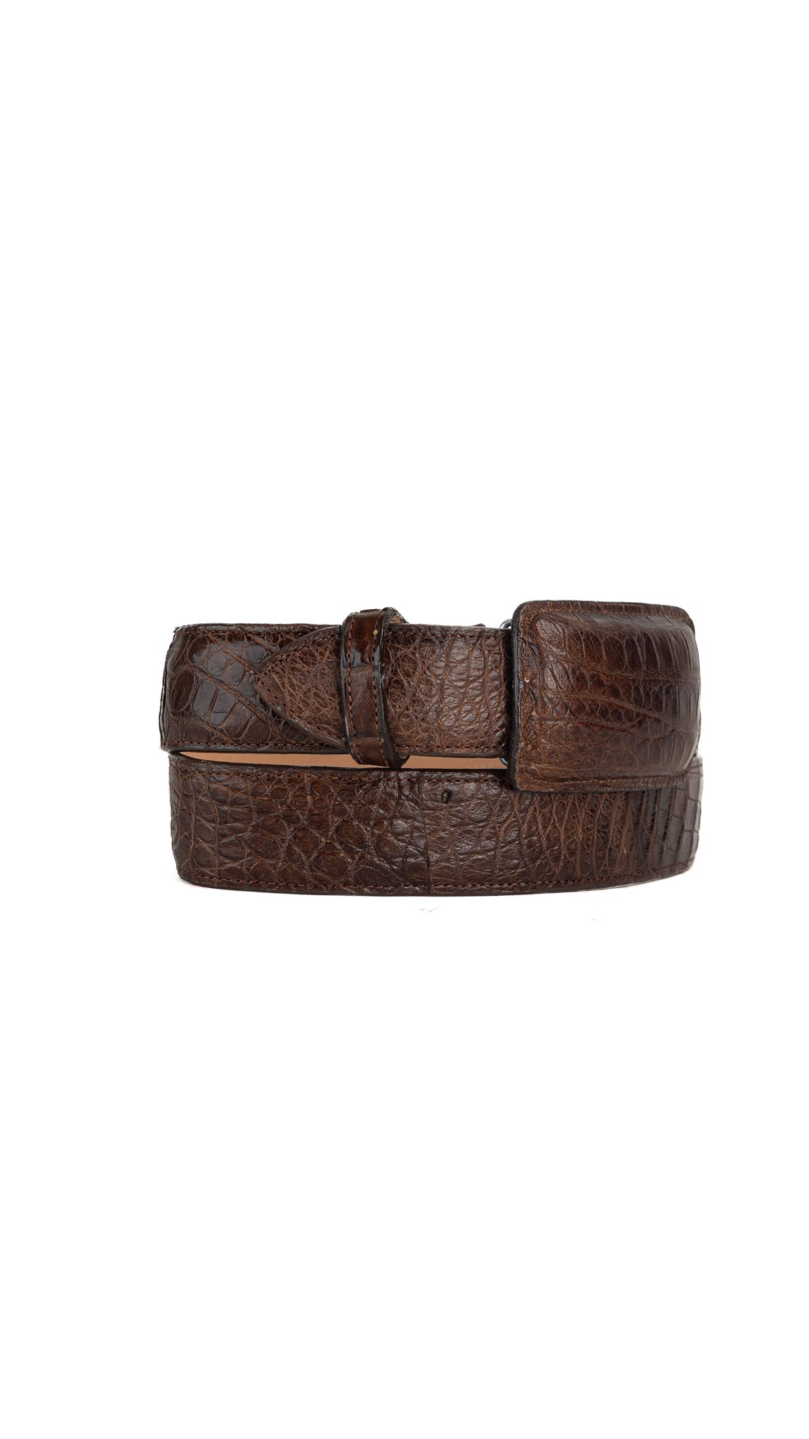 Tommy Exotic Caiman Cowboy Belt