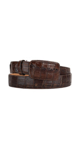 Tommy Exotic Caiman Tail Cowboy Belt