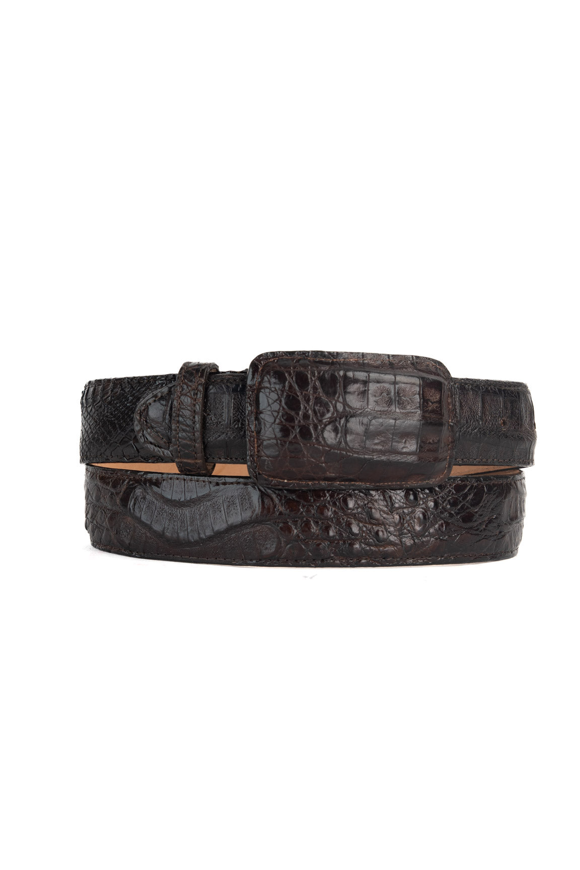 Tommy Exotic Caiman Cowboy Belt