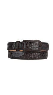 Tommy Exotic Caiman Cowboy Belt