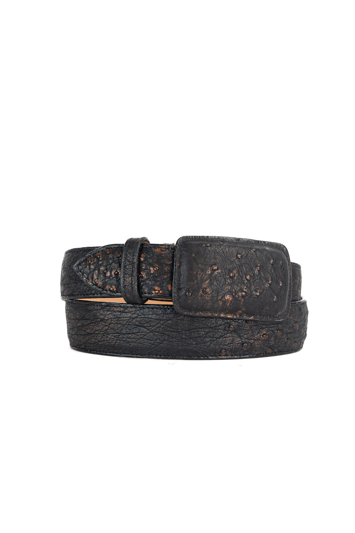 Tommy Exotic Smooth Ostrich Cowboy Belt