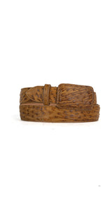Tommy Exotic Ostrich Cowboy Belt