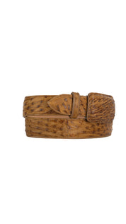 Tommy Exotic Ostrich Cowboy Belt