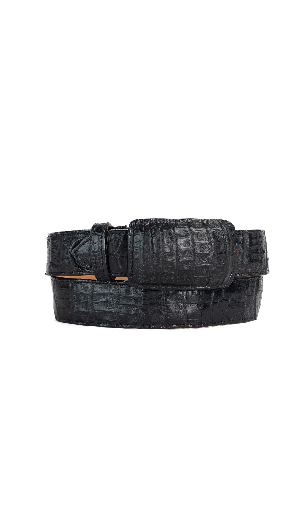 Tommy Exotic Caiman Cowboy Belt
