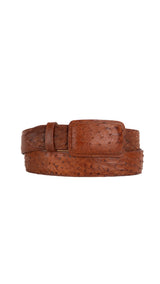 Tommy Exotic Ostrich Cowboy Belt