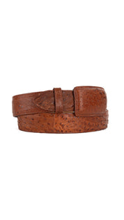 Tommy Exotic Ostrich Cowboy Belt