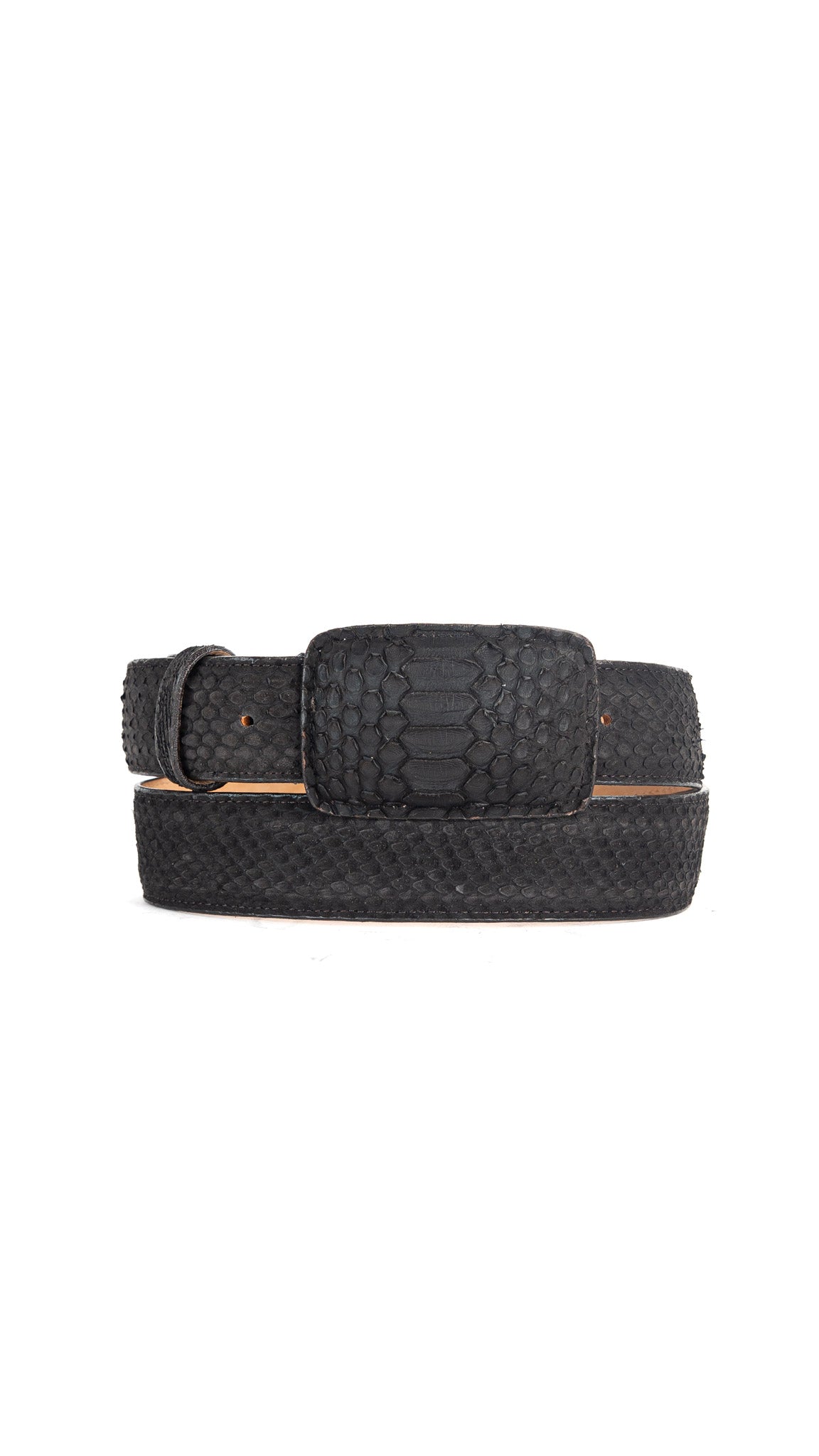 Tommy Exotic Python Cowboy Belt