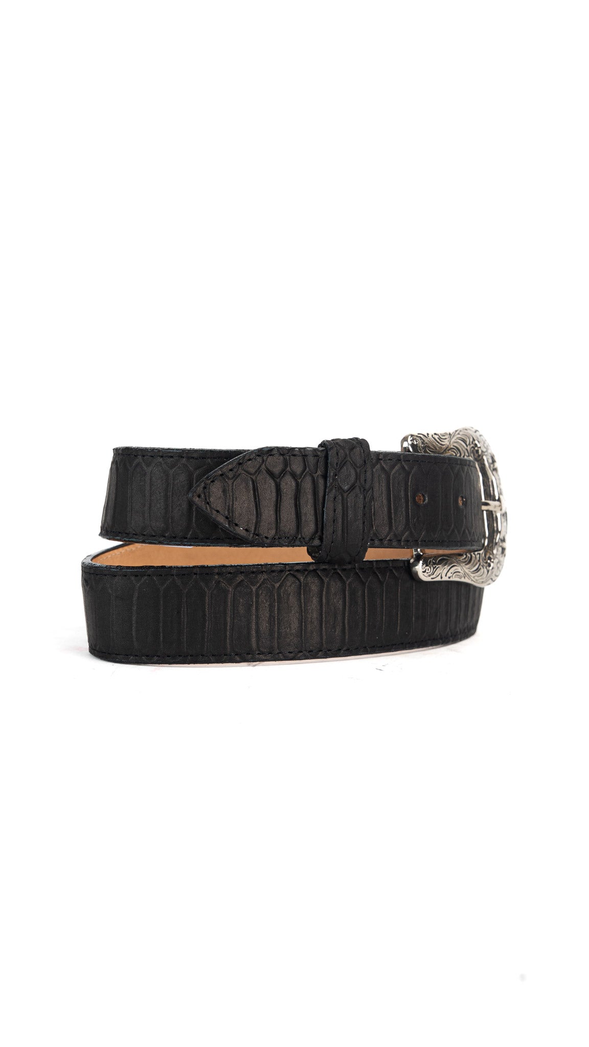 Python Cowboy Belt