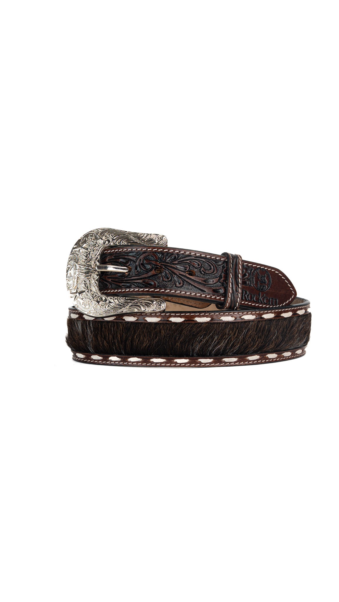 Cattleman Cowhide Cowboy Belt