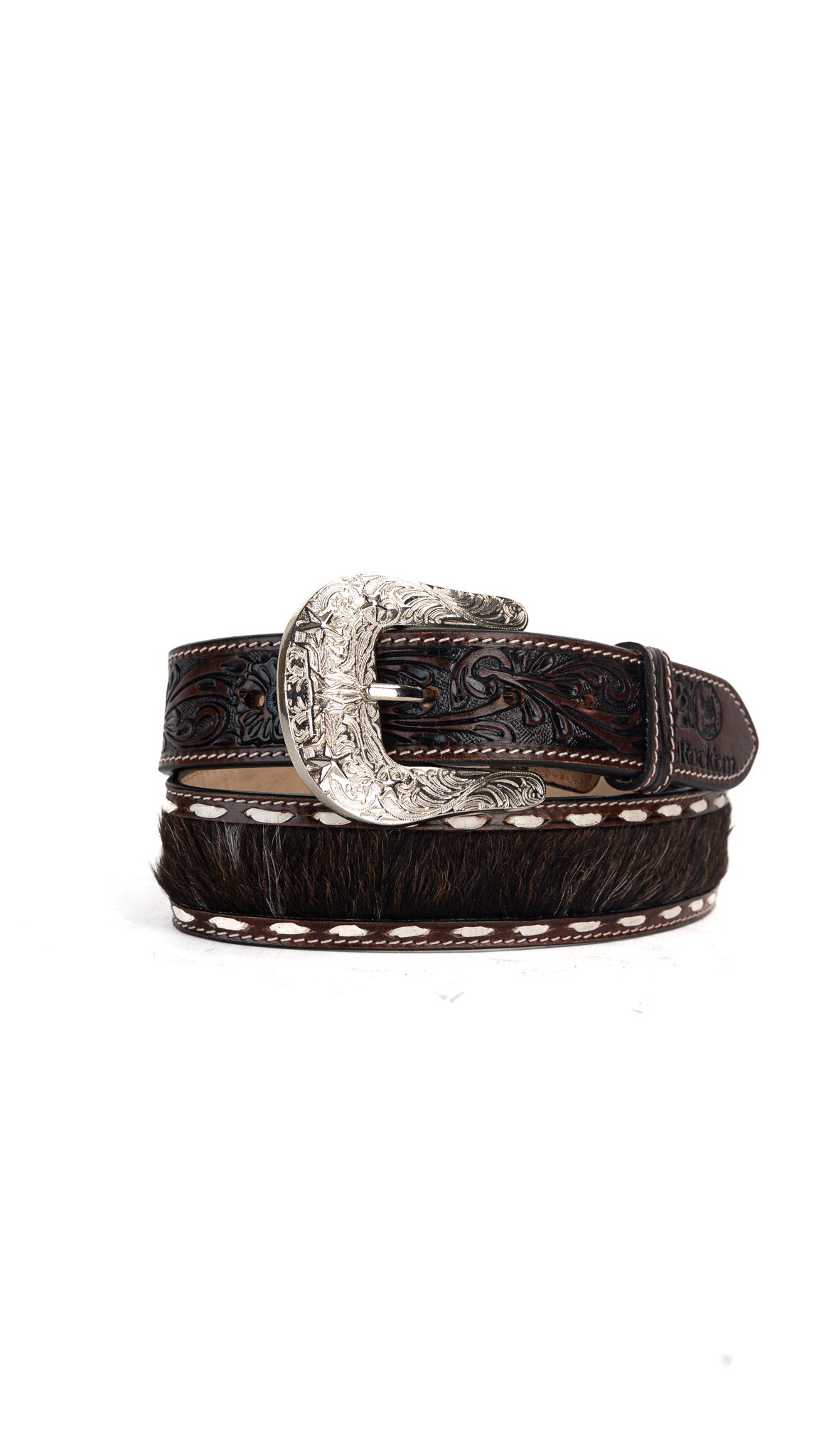 Cattleman Cowhide Cowboy Belt