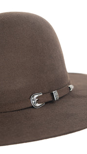 Rock'em 4X Brown Kids Open Crown Felt Hat Cowboy Hat