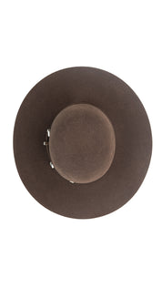 Rock'em 4X Brown Kids Open Crown Felt Hat Cowboy Hat