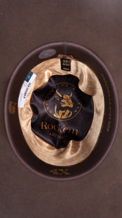 Rock'em 4X Brown Kids Open Crown Felt Hat Cowboy Hat