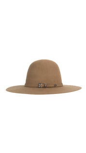 Rock'em 4X Khaki Kids Open Crown Felt Cowboy Hat